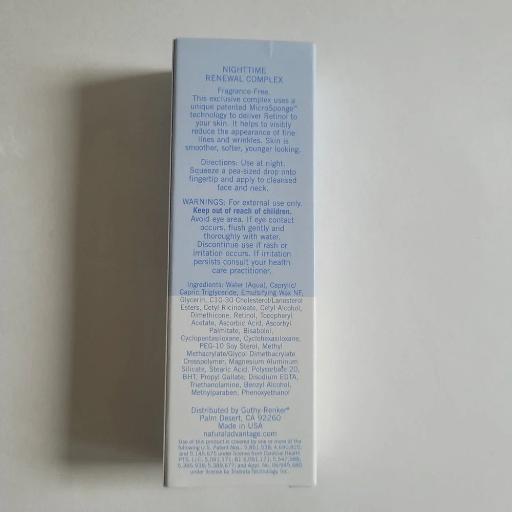 Natural Advantage Jane Seymour Nighttime Renewal Complex 1.7 oz